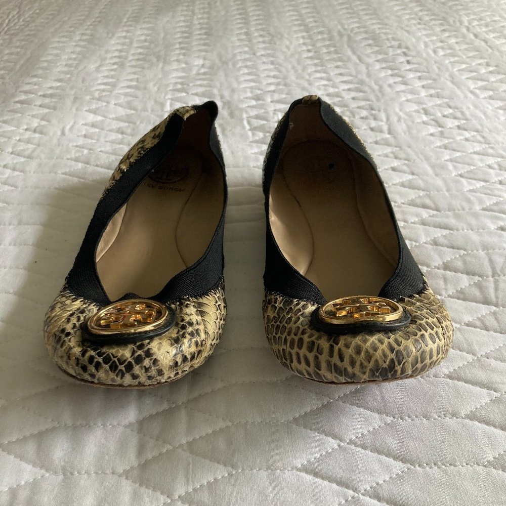 Tory Burch Animal Print Caroline Ballet Flats size 7.5